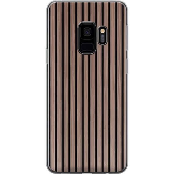 Kompatibelt Mobilskal till Samsung Galaxy S9 Mönster Trä