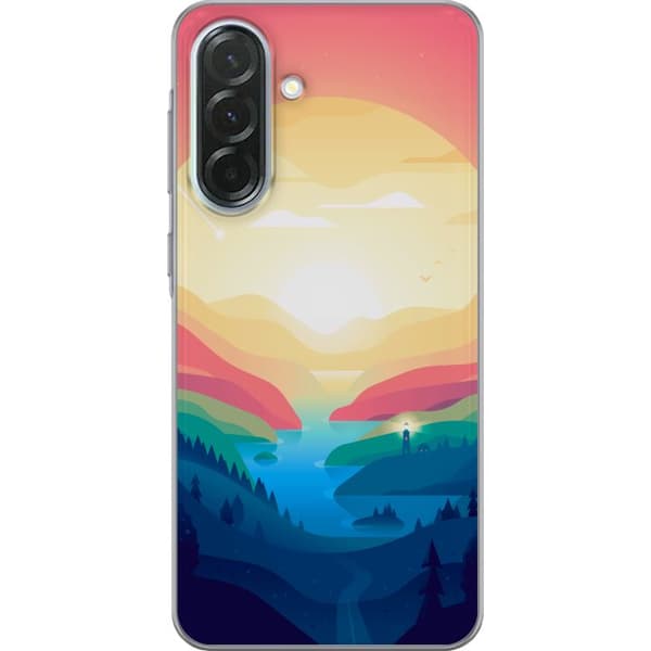 Kompatibelt Mobildeksel til Samsung Galaxy A36 Rosa horisont
