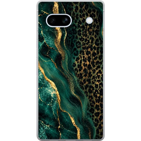 Kompatibelt Mobilskal till Google Pixel 7a Emerald Leopard