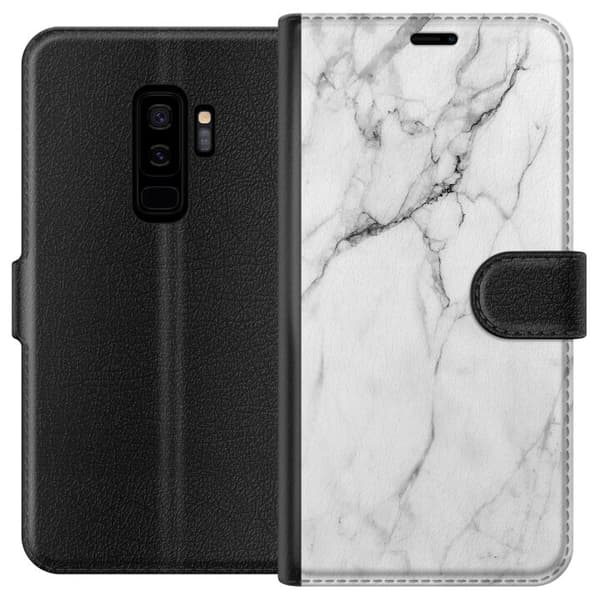 Kompatibelt Plånboksfodral till Samsung Galaxy S9+ Marmor