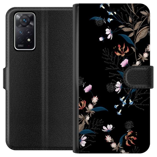 Kompatibelt Plånboksfodral till Xiaomi Redmi Note 11 Pro 5G Blommor