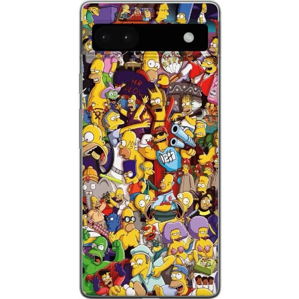 Yhteensopiva Puhelinkuori Google Pixel 6a Simpsons