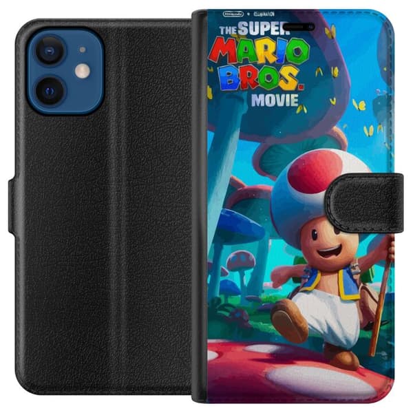 Kompatibel Tegnebogsetui til Apple iPhone 12 Super Mario Bros