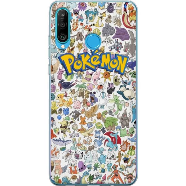 Kompatibelt Mobilskal till Huawei P30 lite Pokemon