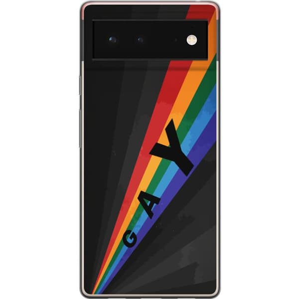 Yhteensopiva Puhelinkuori Google Pixel 6 Gay regnbåge