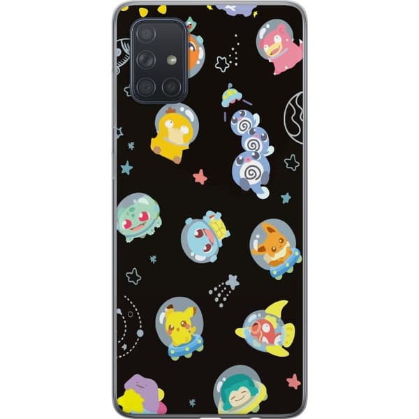Kompatibelt Mobilskal till Samsung Galaxy A71 Pokemon