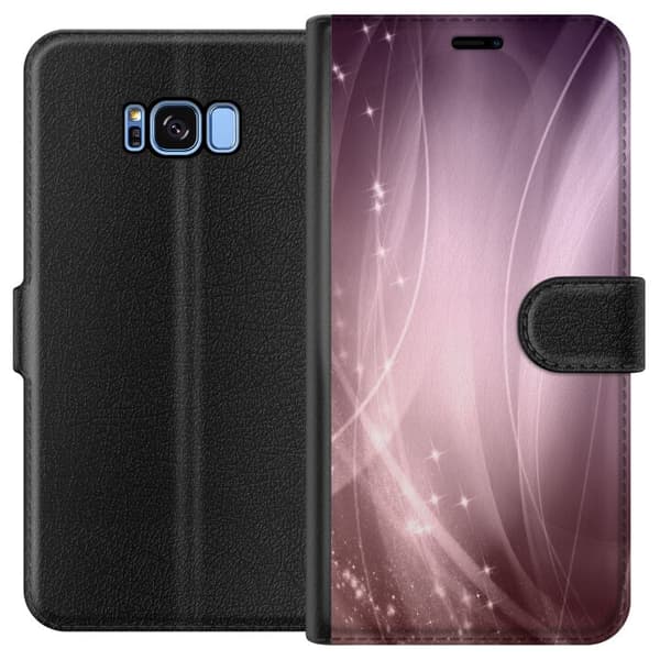 Kompatibelt Plånboksfodral till Samsung Galaxy S8 Rosa