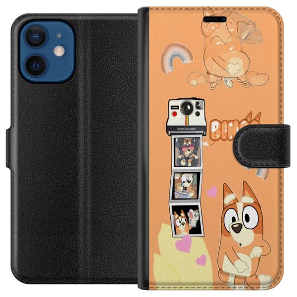 Kompatibel Tegnebogsetui til Apple iPhone 12 Bluey