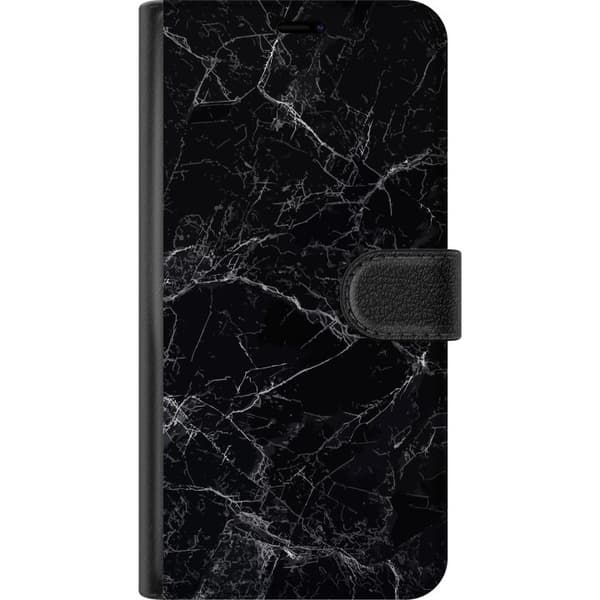 Kompatibel Tegnebogsetui til Samsung Galaxy S23 FE Marmor Sort