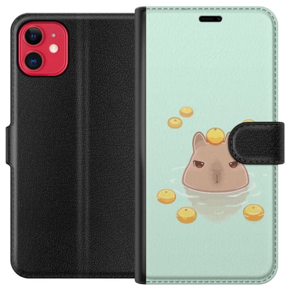 Kompatibelt Plånboksfodral till Apple iPhone 11 Capybara