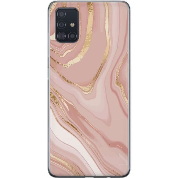 Kompatibelt Mobildeksel til Samsung Galaxy A51 Lys Rosa Marmor