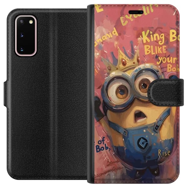 Kompatibel Tegnebogsetui til Samsung Galaxy S20 Minion Med Krona