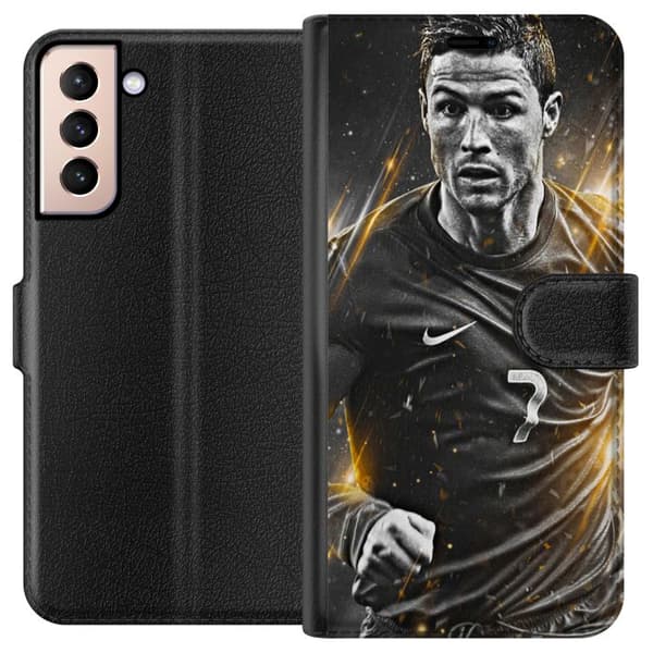Kompatibelt Lommeboketui til Samsung Galaxy S21 Cristiano Ronaldo