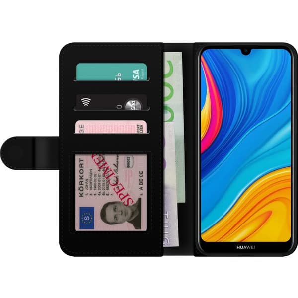 Kompatibelt Plånboksfodral till Huawei Y6 (2019) Bluey
