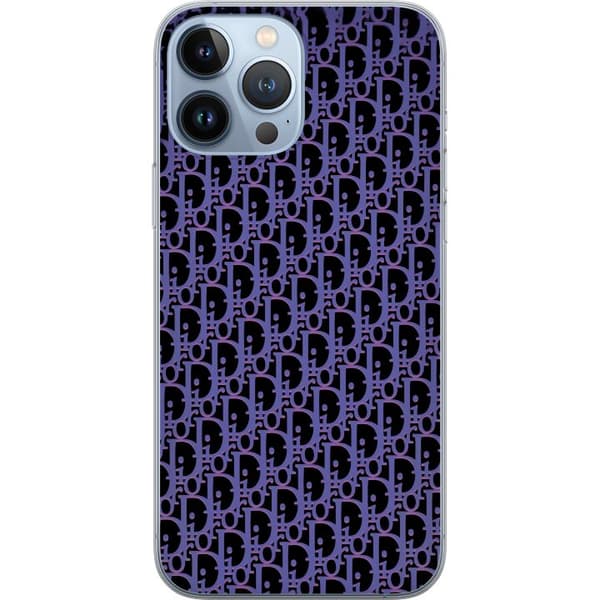 Kompatibelt Mobildeksel til Apple iPhone 13 Pro Max Moderneluksuriøst monogram i stilrent design