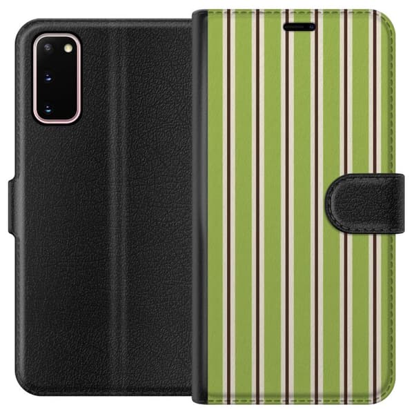 Kompatibelt Plånboksfodral till Samsung Galaxy S20 Matcha Lines