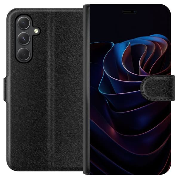 Kompatibelt Plånboksfodral till Samsung Galaxy A35 Electric Ribbons
