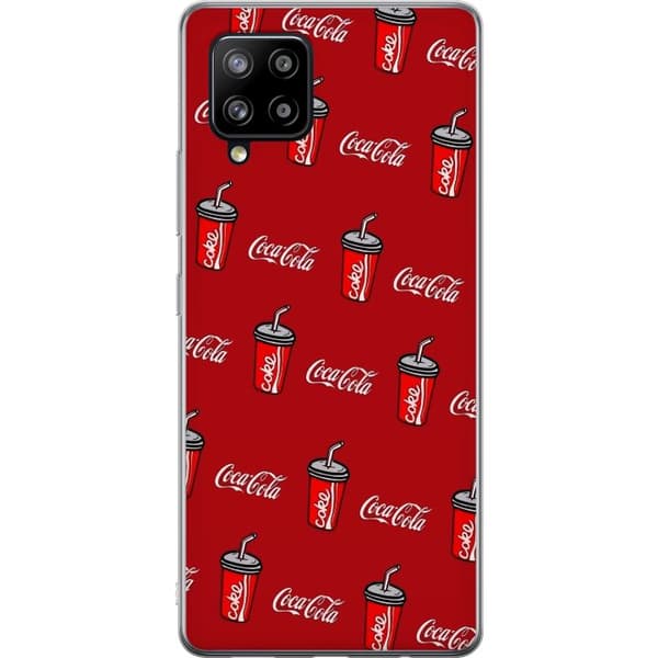 Kompatibelt Mobildeksel til Samsung Galaxy A42 5G Coca Cola mönster
