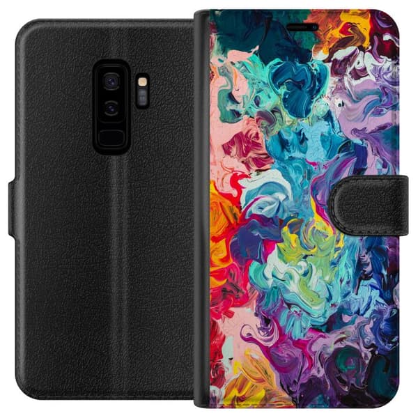 Kompatibel Tegnebogsetui til Samsung Galaxy S9+ Farve