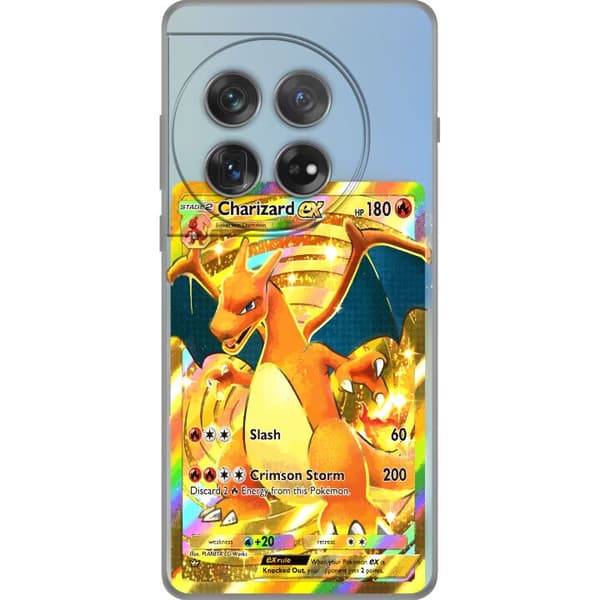 Kompatibelt Mobildeksel til OnePlus 12 Premiummotiv med Charizard EX