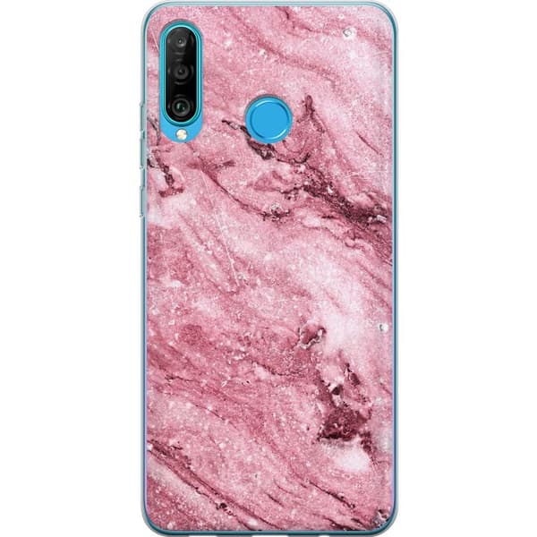 Kompatibelt Mobilskal till Huawei P30 lite Rosa
