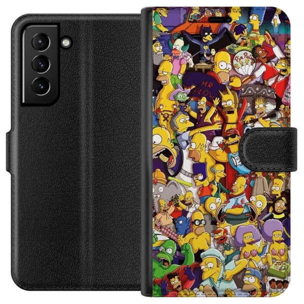 Kompatibelt Lommeboketui til Samsung Galaxy S21+ 5G Simpsons
