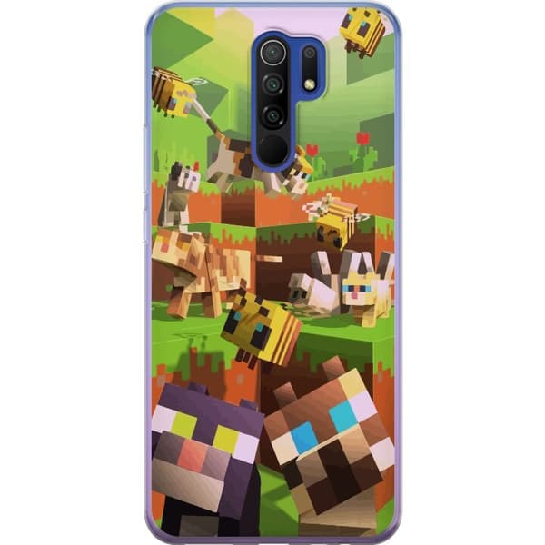 Kompatibelt Mobilskal till Xiaomi Redmi 9 MineCraft