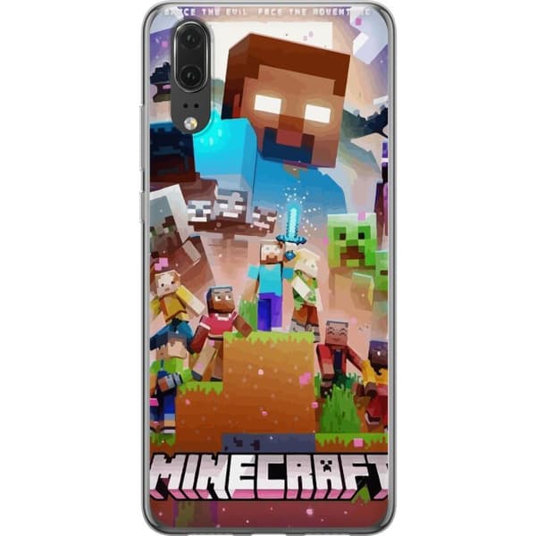 Kompatibelt Mobildeksel til Huawei P20 Minecraft