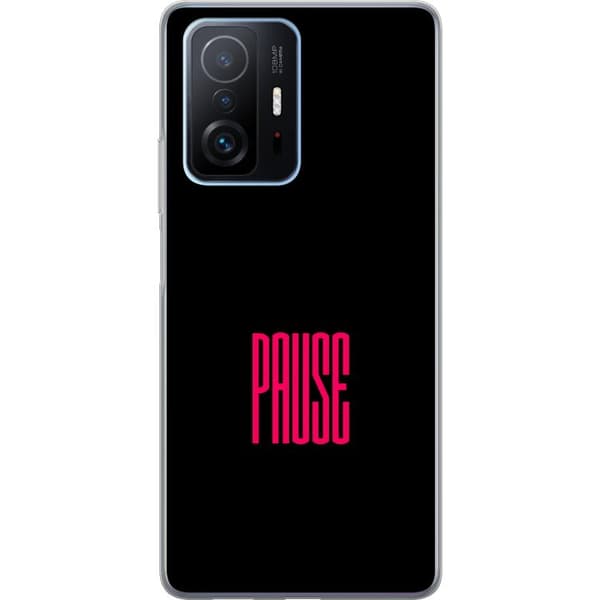Yhteensopiva Puhelinkuori Xiaomi 11T Pro Pause text