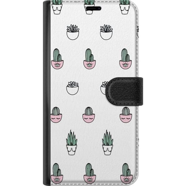Kompatibelt Plånboksfodral till Samsung Galaxy S20+ Kaktus Mönster