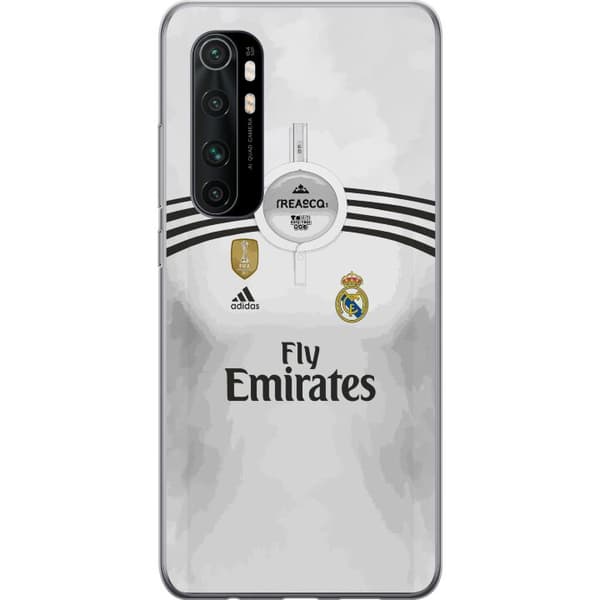 Kompatibelt Mobildeksel til Xiaomi Mi Note 10 Lite Vit fotbollströja
