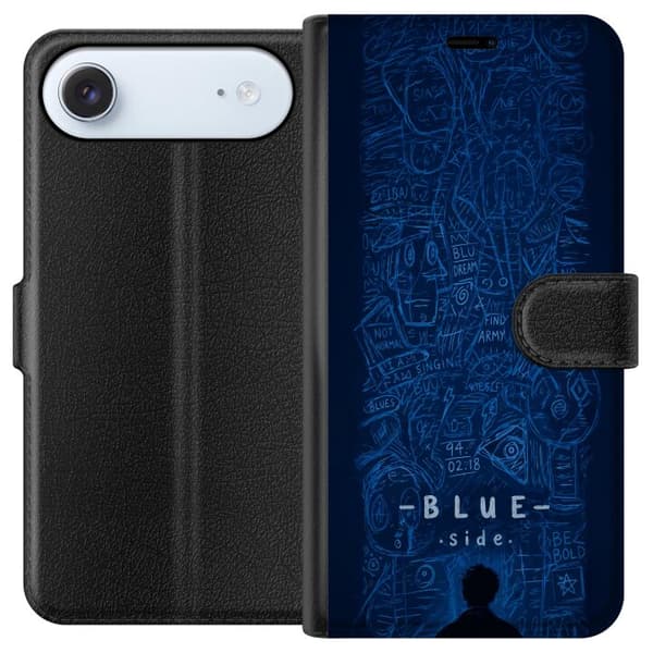 Kompatibelt Lommeboketui til Apple iPhone Air Blue Side illustration