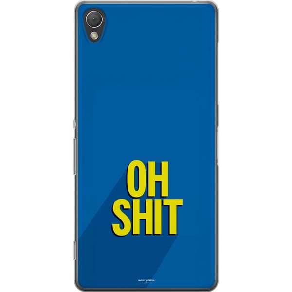 Kompatibel Mobilcover til Sony Xperia Z3 Oh Shit text