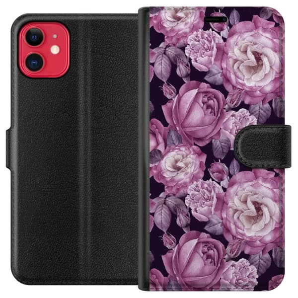 Kompatibelt Plånboksfodral till Apple iPhone 11 Blommor