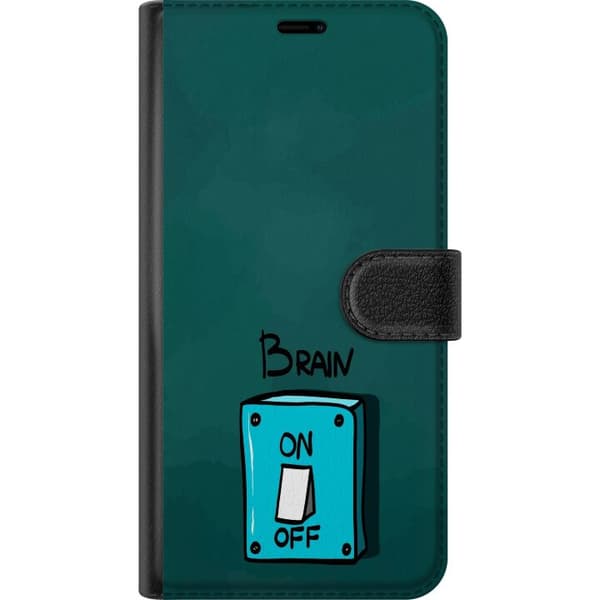 Kompatibel Tegnebogsetui til Huawei P30 Pro Brain On Off