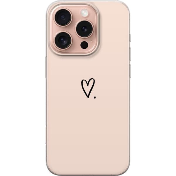 Kompatibelt Mobildeksel til Apple iPhone 16 Pro Hjerte