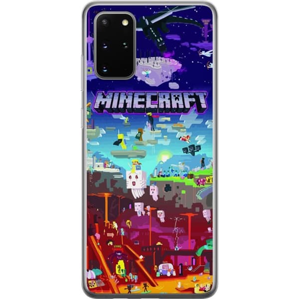 Kompatibelt Mobilskal till Samsung Galaxy S20+ Minecraft