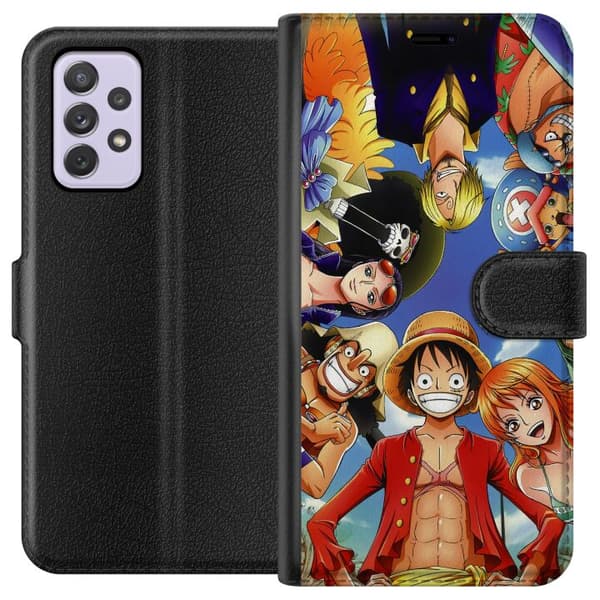 Kompatibelt Plånboksfodral till Samsung Galaxy A52s 5G Anime