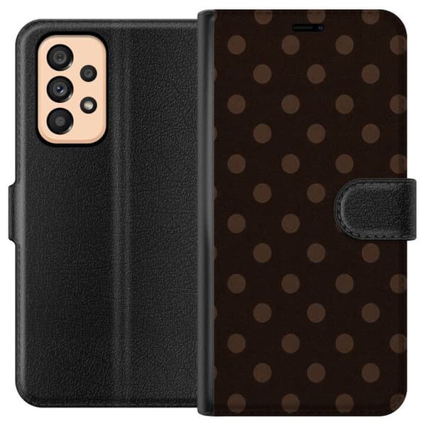 Kompatibelt Plånboksfodral till Samsung Galaxy A53 5G Mocha Pop