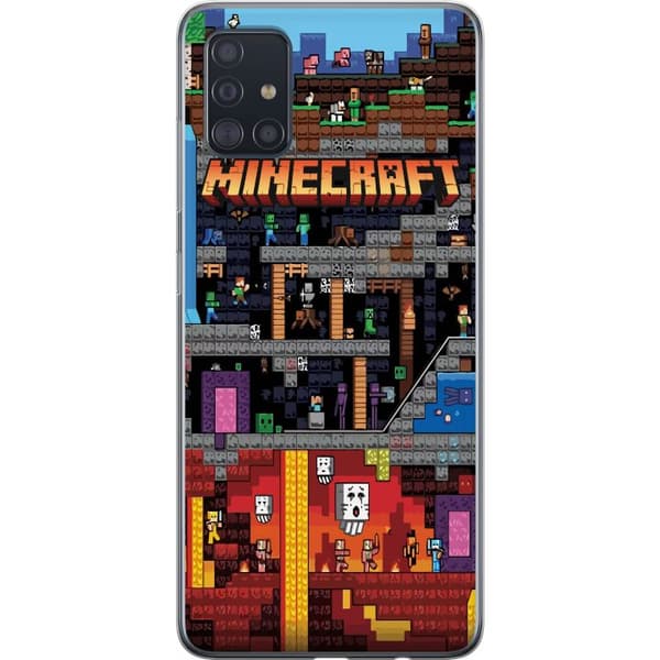 Kompatibelt Mobildeksel til Samsung Galaxy A51 Minecraft