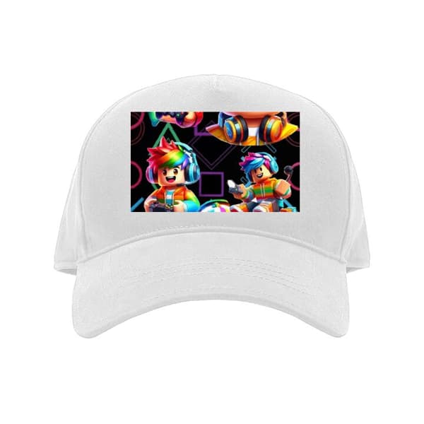 Barn-Caps Roblox Roblox Hvit Barn