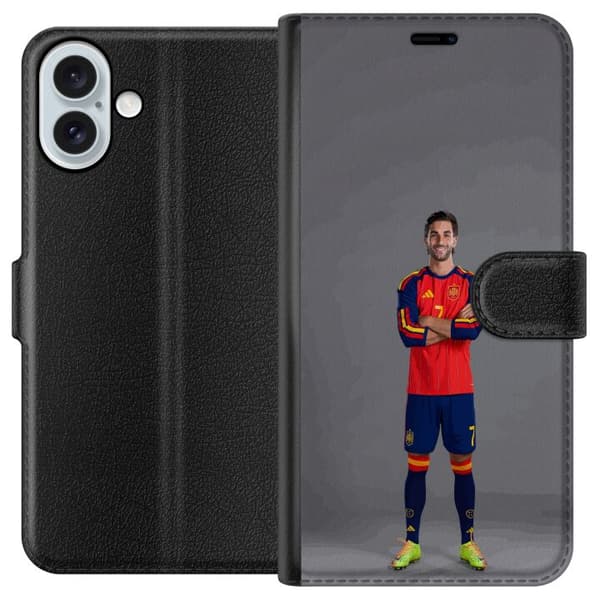 Kompatibel Tegnebogsetui til Apple iPhone 16 Plus Ferran Torres