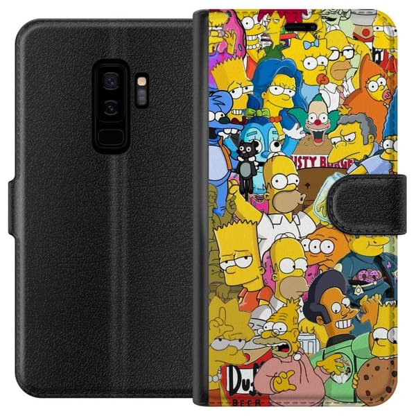 Kompatibelt Lommeboketui til Samsung Galaxy S9+ Simpsons