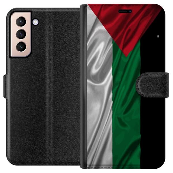 Kompatibelt Plånboksfodral till Samsung Galaxy S21 Palestina
