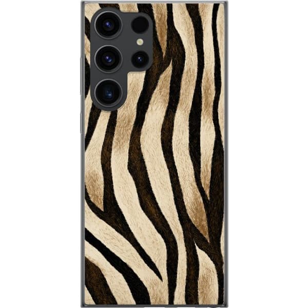 Kompatibelt Mobilskal till Samsung Galaxy S24 Ultra Zebra Muse