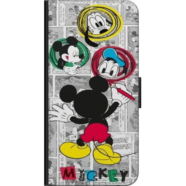 Kompatibel Tegnebogsetui til Motorola Moto G9 Play Mickey Mouse