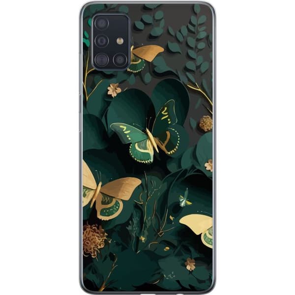 Kompatibelt Mobildeksel til Samsung Galaxy A51 Fjärilar