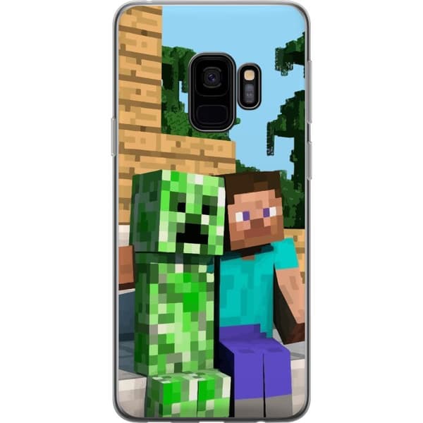 Kompatibelt Mobildeksel til Samsung Galaxy S9 MineCraft