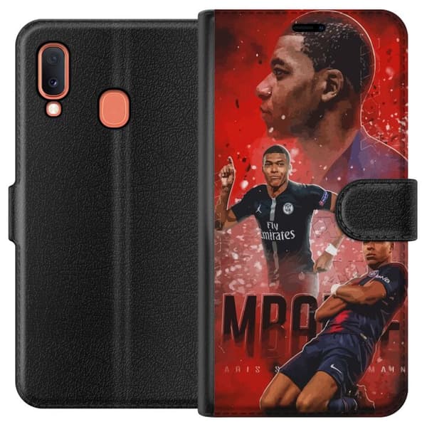 Kompatibelt Lommeboketui til Samsung Galaxy A20e Mbappe
