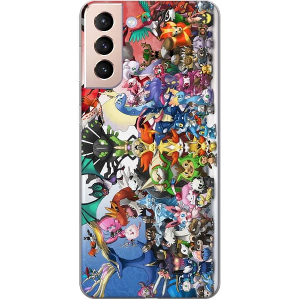 Kompatibelt Mobildeksel til Samsung Galaxy S21 Pokemon